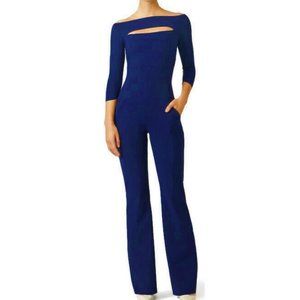 Chiara Boni Jumpsuit Scuba Navy Italy Tall 48 XL
